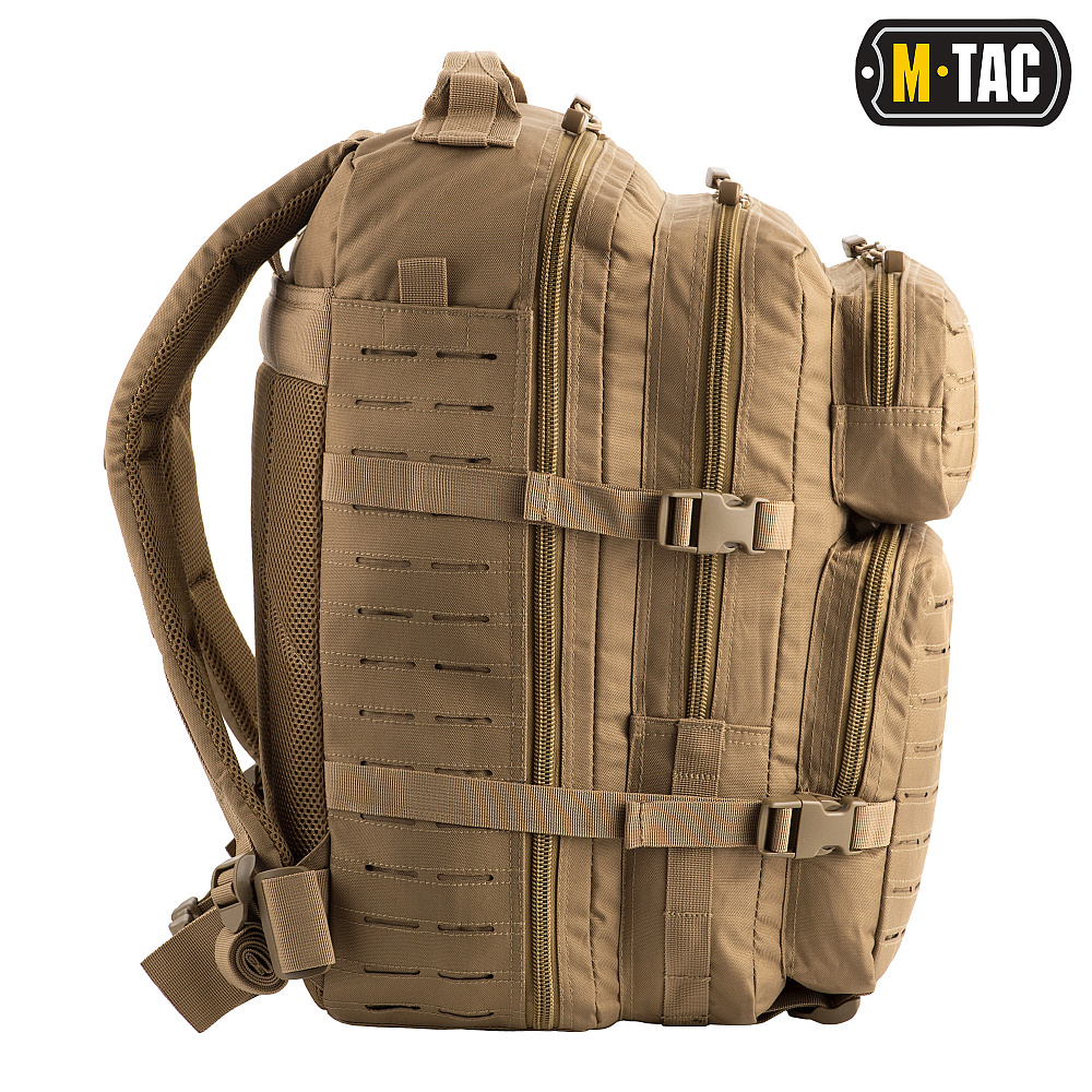 Рюкзак M-Tac Large Assault Pack Laser cut Tan Фото 3